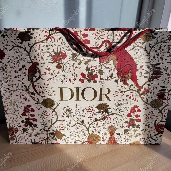 Dior Other - Dior Lunar New Year 2022 Tiger Large Paper Shopping Bag RARE